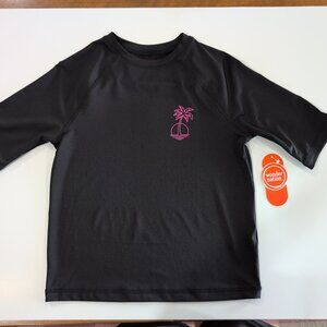 UPF 50+ Boys Quick Dry Swim Shirt Rash Guard Medium (8) NWT